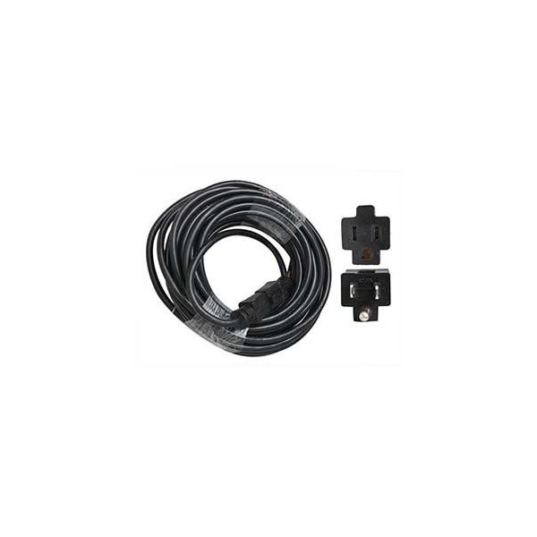 Superior Electric SJTW Extension Cord, 14 AWG, Indoor/Outdoor, 14/3, 1 Outlets, 5-15R, Black, Rubber, 5-15P, 50 ft EC143-50E - main